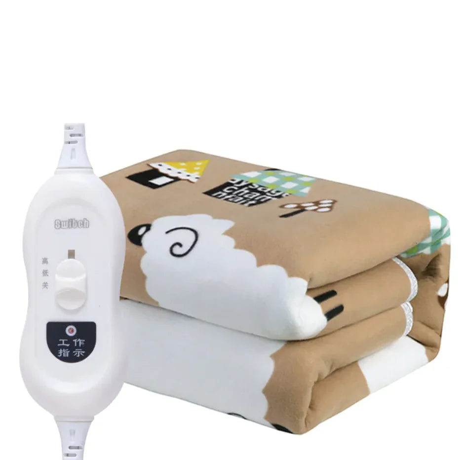 Striped Electric Blanket - 110V