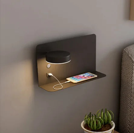 USB Charging Bedside Lamp